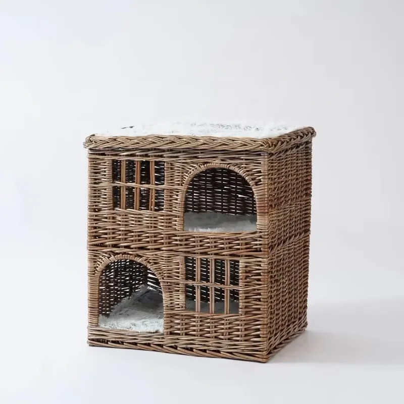 Outdoor Furniture Luxury - For JY Wicker Cat Cage Dog