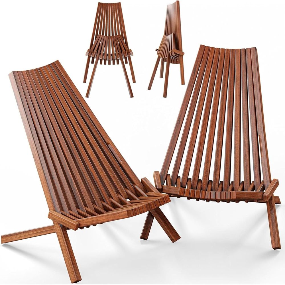 2-Pack Wooden olding Tamarack  - Outdoor Furniture Diy 评论和价格