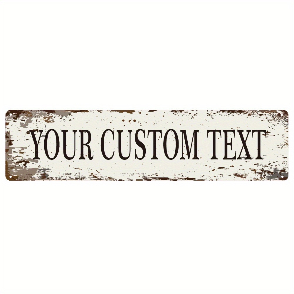 Personalized Retro Metal Sign, - Outdoor Furniture Metal 评论和价格