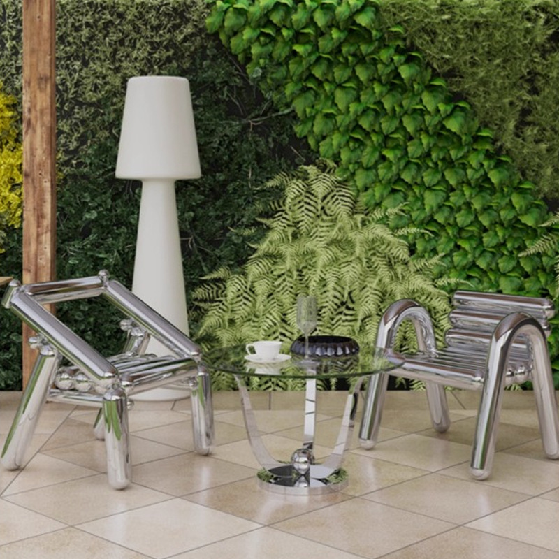 Stainless steel chair light lu - Outdoor Furniture Luxury 评论和价格