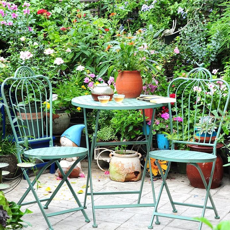 Outdoor Courtyard Garden Chair - Outdoor Furniture Metal Chairs 评论和价格