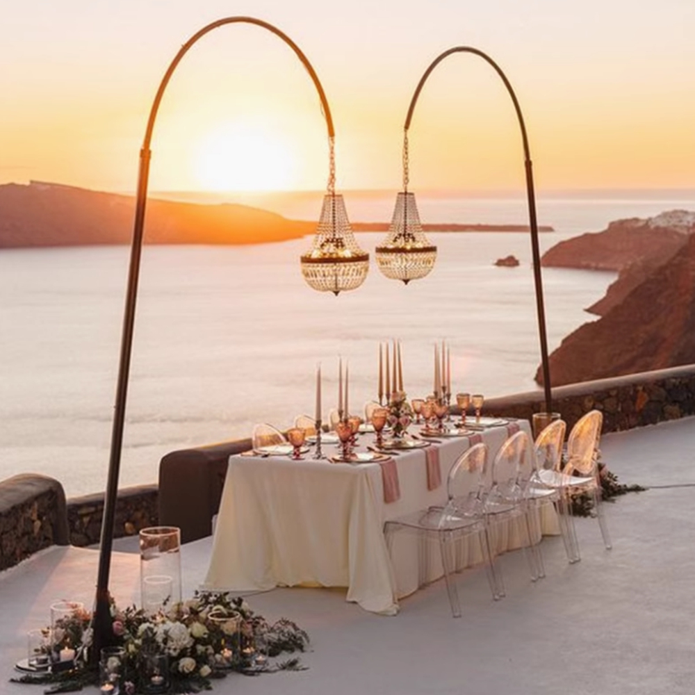 6pcs  wedding banquet annual m - Outdoor Furniture Metal Chairs 评论和价格