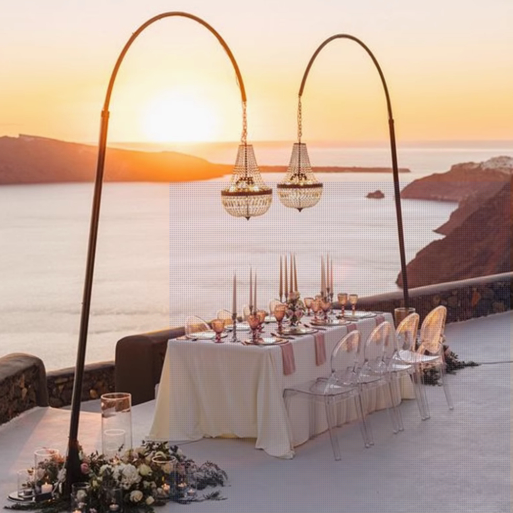 6pcs  wedding banquet annual m - Outdoor Furniture Metal Chairs 评论和价格