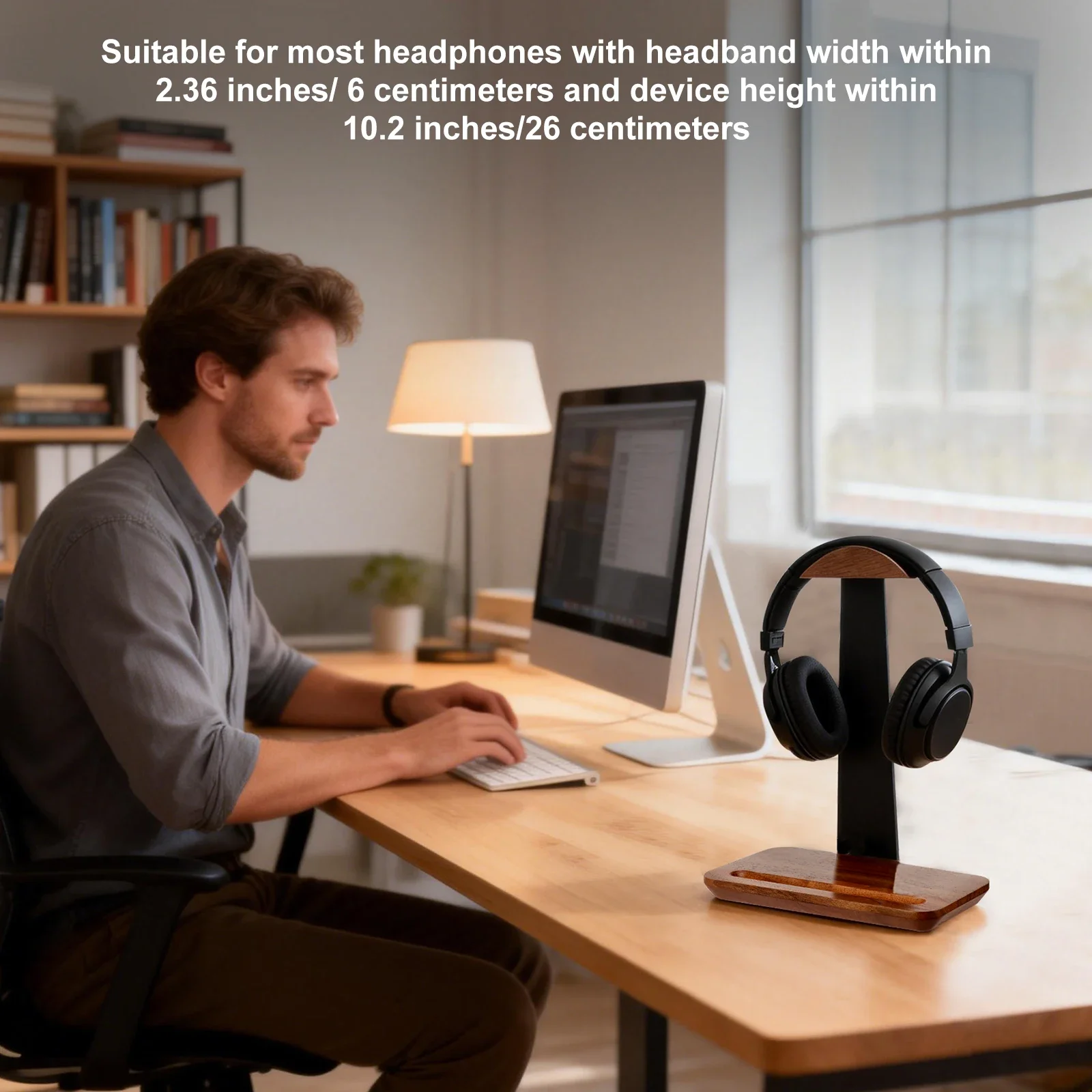 Universal Wood Headphone Stand - Outdoor Furniture Wood 评论和价格