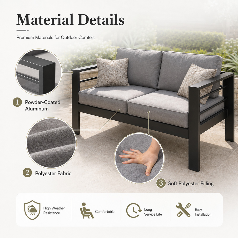 Modern Luxury Aluminum Outdoor - Outdoor Furniture Luxury 评论和价格