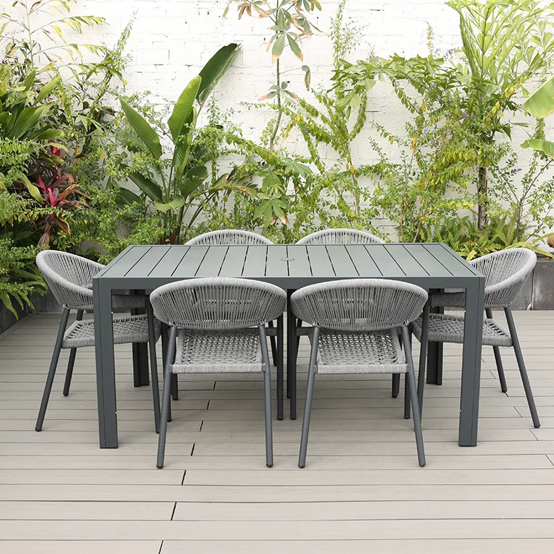 Rattan Dining Chair with Armre - Outdoor Furniture Metal Chairs 评论和价格